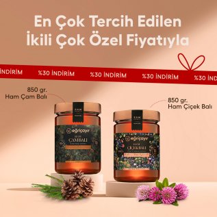 Ham Çiçek Balı + Ham Çam Balı TA 10+